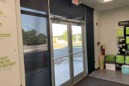 Commercial office roller shades